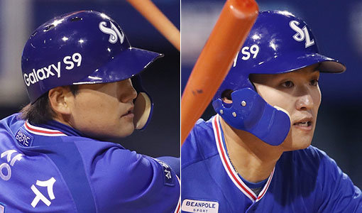 삼성 김상수-박해민(오른쪽). 사진제공｜스포츠코리아