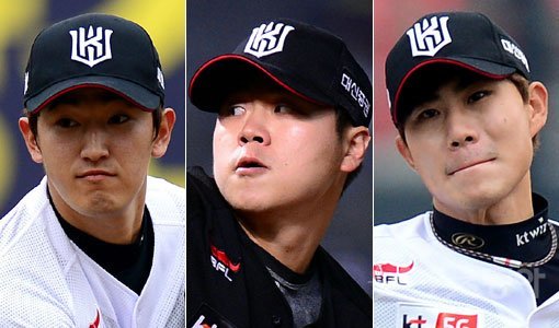 kt 고영표-심재민-심우준(왼쪽부터). 스포츠동아DB