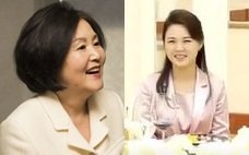 (왼쪽부터) 김정숙 여사, 리설주 여사. 사진=여성동아, 채널A 캡처.