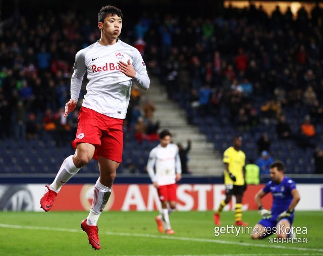 잘츠부르크 황희찬. 사진=게티이미지코리아