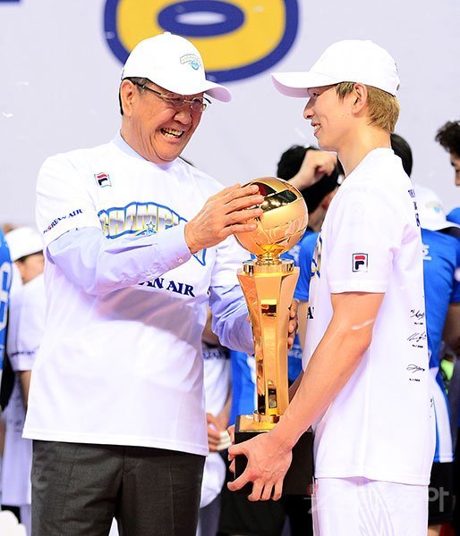 대한항공 박기원 감독(왼쪽). 스포츠동아DB