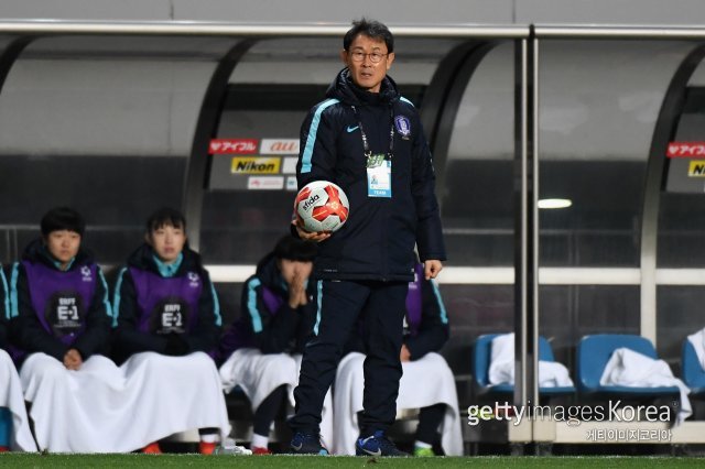 여자축구대표팀 윤덕여 감독. 사진=게티이미지코리아