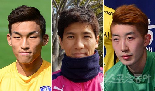 축구대표팀 김승규-김진현-조현우(왼쪽부터). 스포츠동아DB