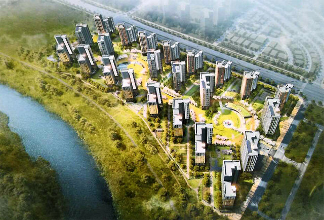 대전 갑천친수구역 도안3블록 아파트가 늦어도 7월 초에는 분양될 것으로 전망된다. 대전도시공사 제공