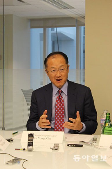 김용 세계은행 총재(2013년 11월 22일). 워싱턴=신석호 기자