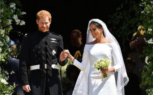 영국 해리 왕자(왼쪽)·할리우드 배우 메건 마클의 결혼식 모습. 사진출처｜빅토리아 베컴 인스타그램