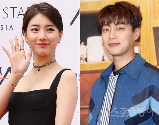 가수 수지(왼쪽)-하이라이트 윤두준. 스포츠동아DB·동아닷컴DB