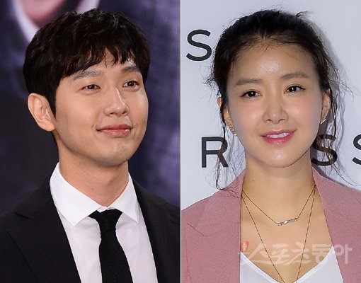 배우 지현우(왼쪽)-이시영. 스포츠동아DB