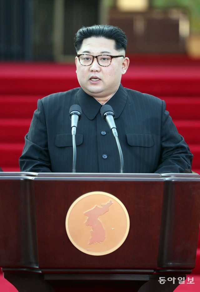 김정은 북한 국무위원장. 사진공동취재단