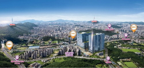 서울 동북부 지식산업센터 ‘신내데시앙플렉스’ 광역 조감도