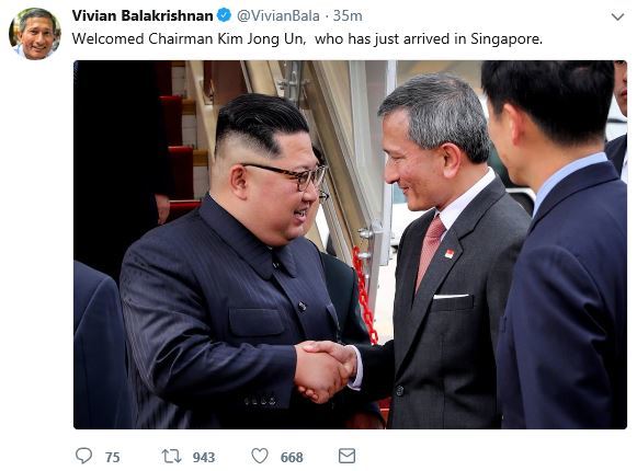 사진=Vivian Balakrishnan 트위터