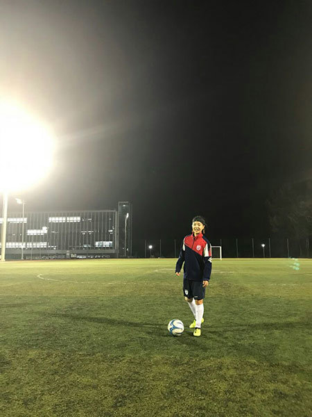 고려대학교 여자축구부의 에이스, 남궁예지. 사진제공ㅣ남궁예지