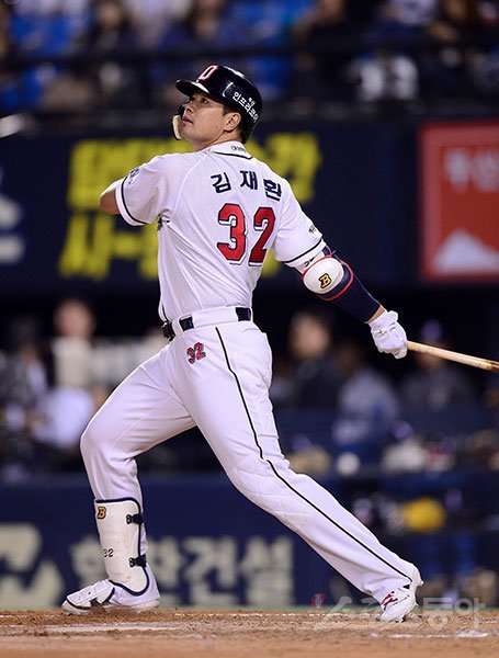 두산 김재환. 스포츠동아DB