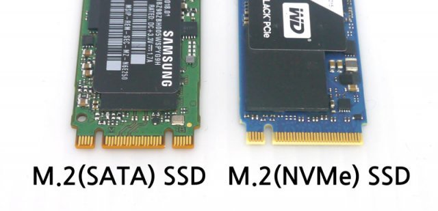 M.2(SATA) SSD와 M.2(NVMe) SSD는 커넥터의 홈 위치가 약간 다르다(출처=IT동아)