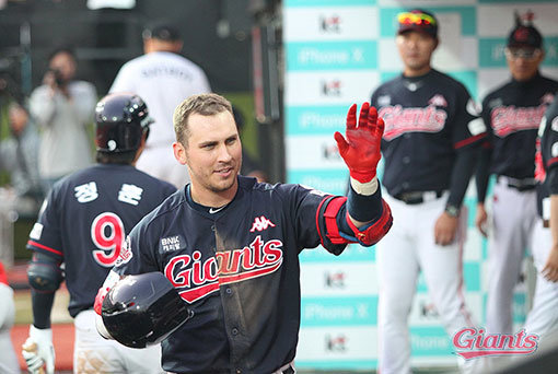 롯데 번즈. 사진제공｜롯데 자이언츠