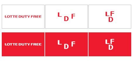 롯데면세점 새로운 상징 \'냠\'은 롯데면세점(Lotte Duty Free) 영문 첫 자인 LDF를 한글로 형상화한 것이다.