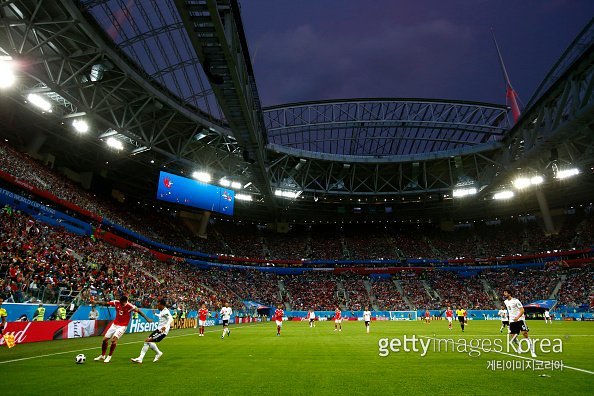 2018러시아월드컵 조별리그 A조 2차전 러시아와 이집트의 경기 모습. 사진=게티이미지코리아