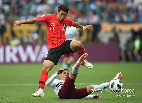 대한민국 축구대표팀 황희찬. 사진=게티이미지코리아