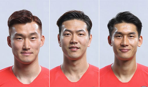 대한민국 축구대표팀 장현수-김영권-이용(왼쪽부터). 사진제공｜대한축구협회