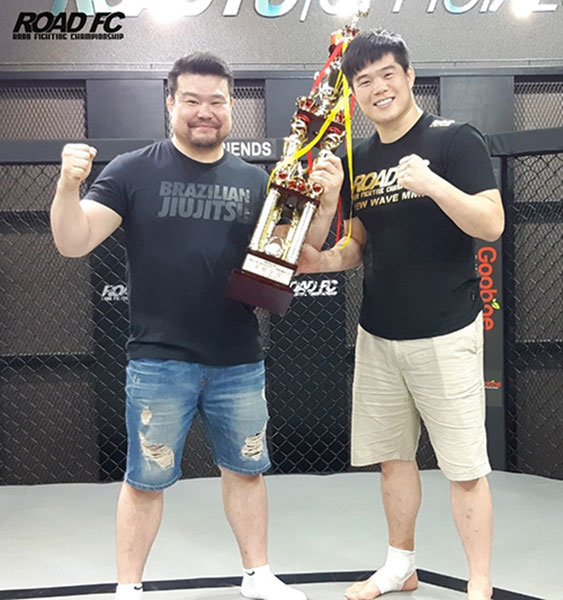 최정규MMA 대표 최정규-로드FC 대표 김대환(오른쪽). 사진제공｜로드FC