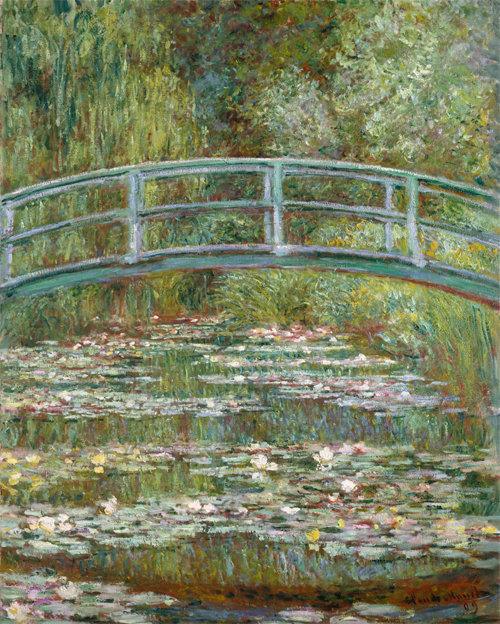 클로드 모네 ‘수련 연못 위의 다리’ 1899년.