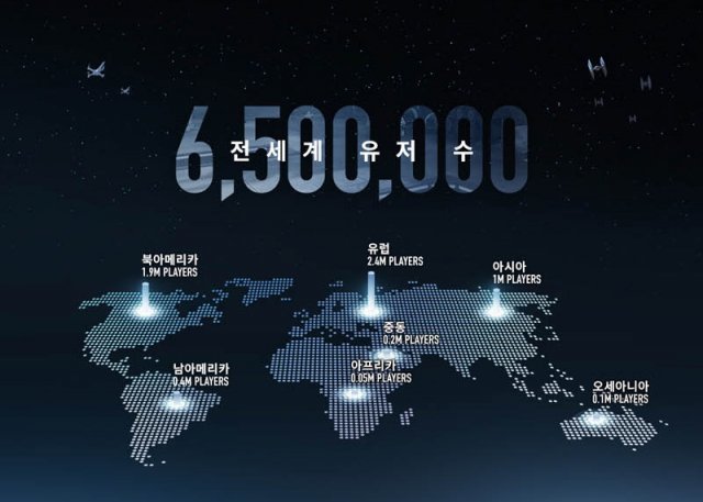 < 서비스 1주년에 공개한 전세계 사용자 수 >(출처=IT동아)