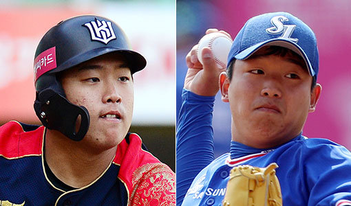 KT 강백호-삼성 양창섭. 사진제공｜스포츠동아DB·스포츠코리아