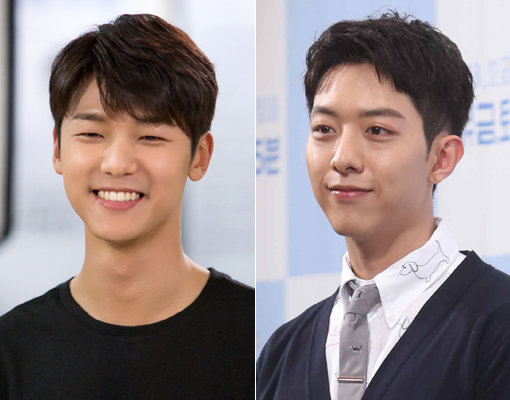 씨엔블루 강민혁(왼쪽)-이정신. 사진제공｜FNC엔터테인먼트·동아닷컴DB