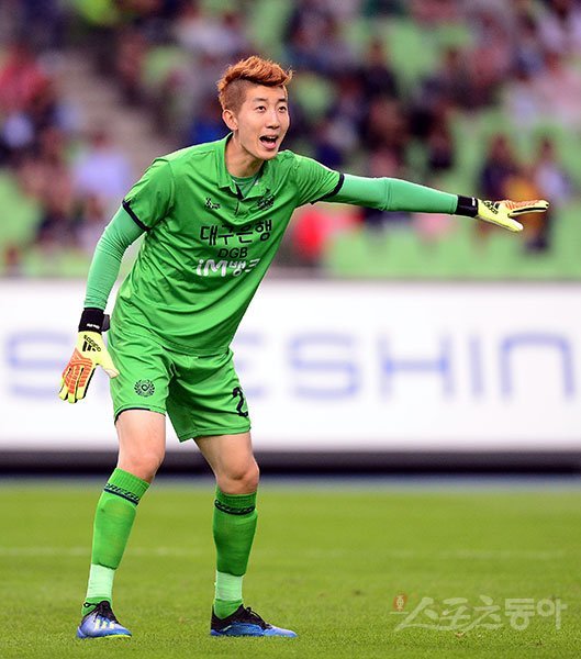 8일 대구스타디움에서 열린 프로축구 ‘2018 KEB 하나은행 K리그1(클래식)’ FC서울과 대구FC 경기에서 조현우. 김종원 기자 won@donga.com