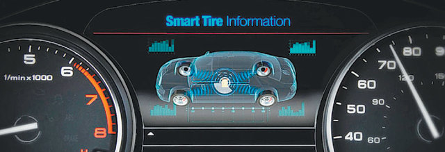 스마트 타이어가 상용화되면 차량용 컴퓨터를 통해 주행 중 바퀴의 회전 수, 타이어의 미끄러짐 등 각종 정보를 실시간으로 확인할 수 있다. 미래형 자율주행차 개발에도 큰 도움이 될 것으로 보인다. 한국기계연구원 제공