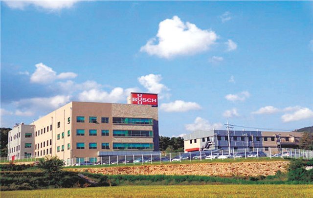 부쉬코리아의 이천 본사 및 공장 전경.