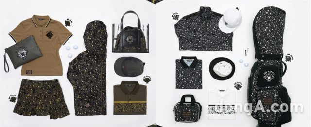 헤지스골프 미스터맨 리틀미스 협업 컬렉션 제품