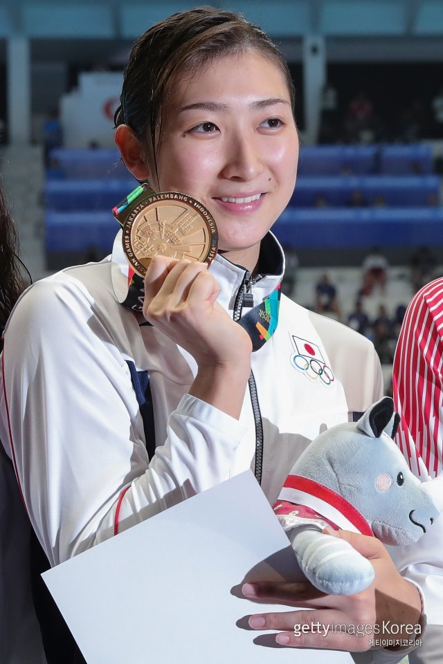 2018자카르타-팔렘방아시안게임 일본 수영대표팀 이키에 리카코. 사진=게티이미지코리아