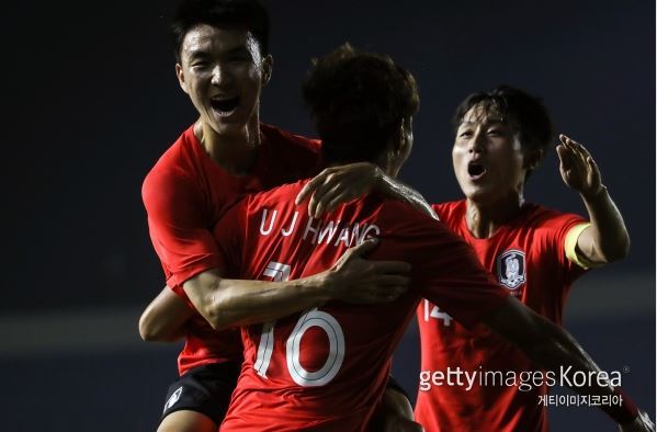 한국 U-23 축구 대표팀. 사진=게티이미지코리아