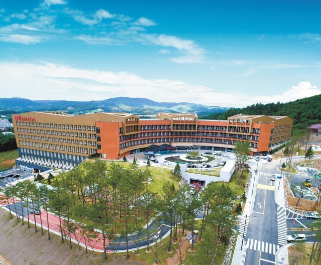 ‘라마다 평창 호텔&스위트’ 실제 현장 모습.