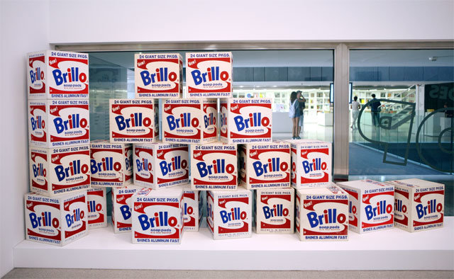 앤디 워홀, ‘흰 브릴로 상자들’, 1964년.