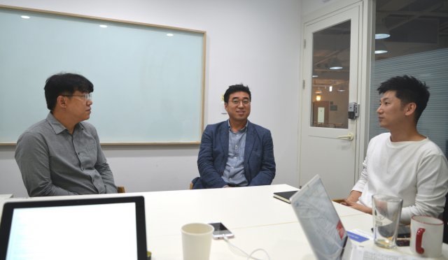 왼쪽부터 라이즈 민성욱 대표, 박종영 CMO, 리빌드 양도영 대표