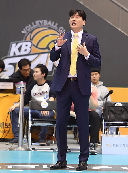 KB손해보험 권순찬 감독.  사진제공｜KOVO