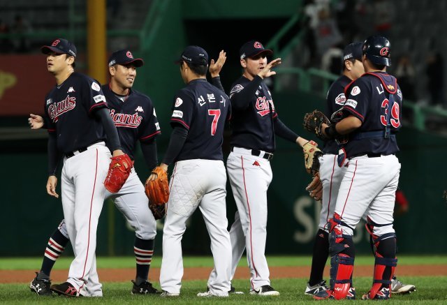 가을을 향한 막판 스퍼트에 나서고 있는 롯데 자이언츠. © News1 DB