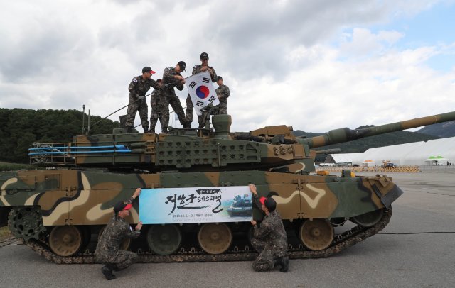 육군에 배치된 K-2 전차 모습 © News1