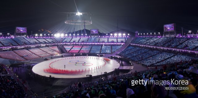 지난 2월 열린 2018 평창동계올림픽 개막식 모습. 사진=게티이미지코리아