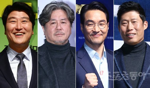 배우 송강호·최민식·한석규·유해진(왼쪽부터)이 비슷한 시기 한글을 소재로 한 영화에 출연해 화제를 모으고 있다. 스포츠동아DB·동아닷컴DB