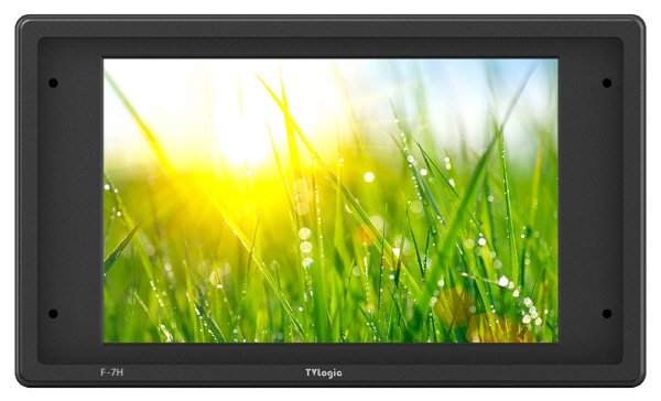 초고휘도 7인치 HDR 프로덕션 모니터 F-7H. 사진제공=㈜비덴트 티브이로직(TVLogic)