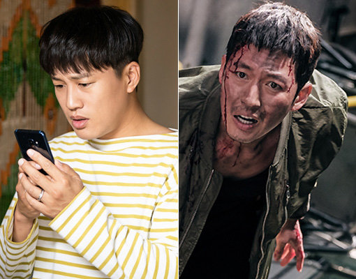 KBS 2TV 드라마 ‘최고의 이혼’의 차태현(왼쪽)-MBC 드라마 ‘배드파파’의 장혁. 사진제공｜KBS·호가엔터테인먼트