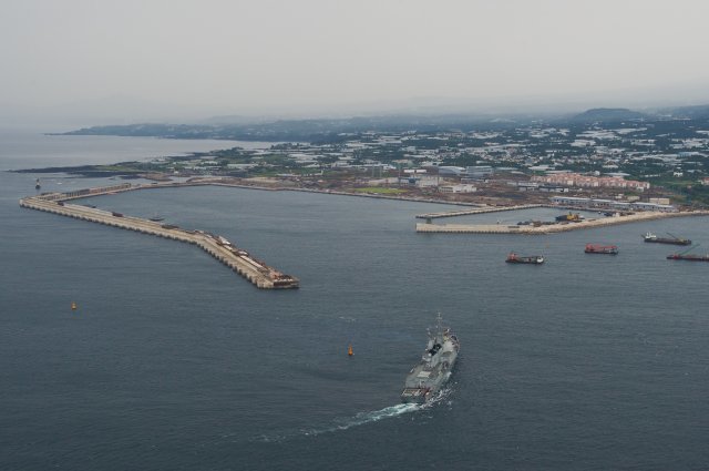 제주해군기지 전경. (사진제공=해군)© News1