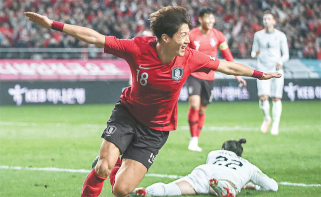 세계 5위 잡았다… 한국축구 우루과이에 사상 첫 승