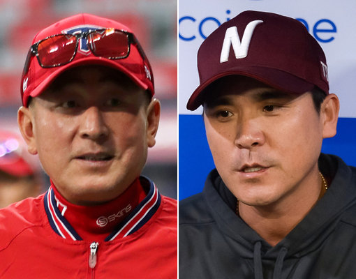 KIA 김기태 감독(왼쪽)-넥센 장정석 감독. 사진｜스포츠코리아·스포츠동아DB