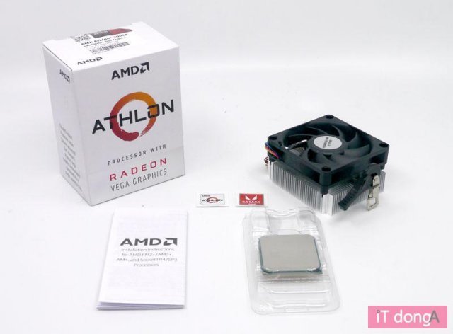 AMD 애슬론 200GE 프로세서 패키지(출처=IT동아)