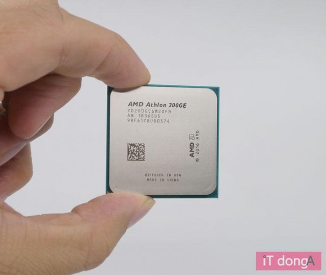 AMD 애슬론 200GE 프로세서(출처=IT동아)