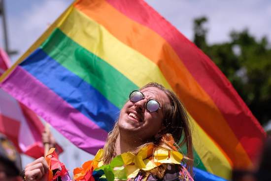 푸에르토리코 산후안에서 열린 게이 퍼레이드에 참석한 성소수자. © News1 (자료사진)
